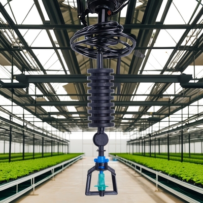 Ingeniería de control de presión de agua Polvillador rotativo de plástico de posición invertida para riego de jardines y granjas