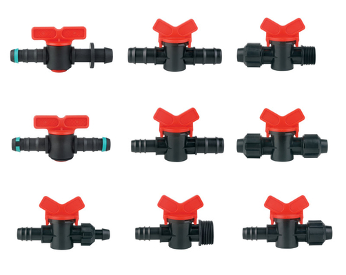 Válvula de plástico de rotación de rociador de múltiples modelos para un riego duradero y eficaz