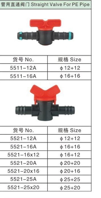 Válvula de plástico de rotación de rociador de múltiples modelos para un riego duradero y eficaz