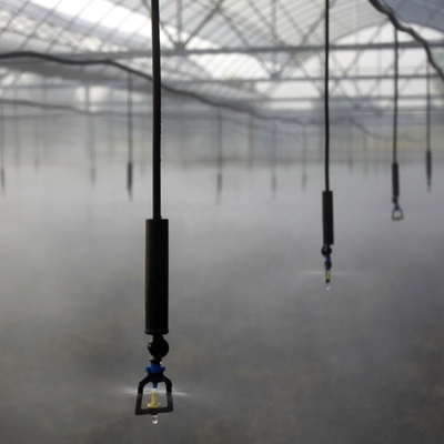 Sprinkler de atomización refractiva para riego agrícola y forestal a 360 grados