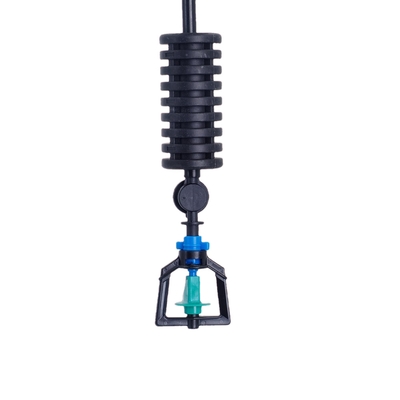 Ingeniería de control de presión de agua Polvillador rotativo de plástico de posición invertida para riego de jardines y granjas