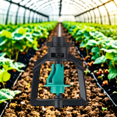 6mm Durable 360 rotación rociador para jardín de jardín de la irrigación de la granja posición invertida