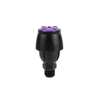 Imagen muestra rotación de riego por goteo rociador para césped personalizable y duradero