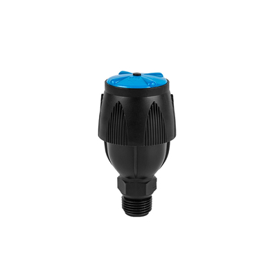Imagen muestra rotación de riego por goteo rociador para césped personalizable y duradero