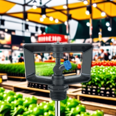 250-350KPA Rotación de amortiguación Agricultura Riego Sprinkler con plástico de ingeniería