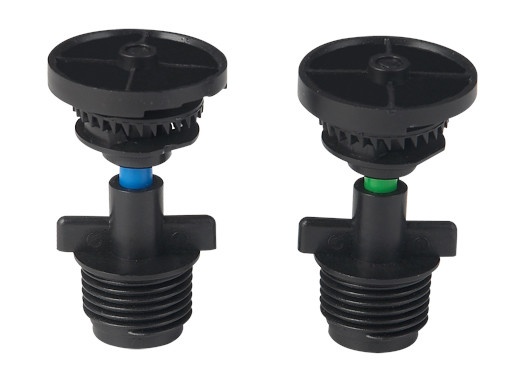 Dos boquillas giratorias 360 sprinkler para conectar rápidamente la eficiencia del riego agrícola