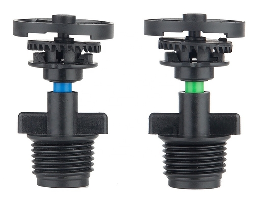 Rotación de rociadores de doble boquilla de 360 grados para el riego de jardines y plantas agrícolas