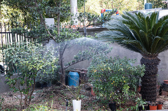 Rociador de ruedas tipo G de 360 grados para rendimiento de riego de 150-300KPA en granjas hortícolas