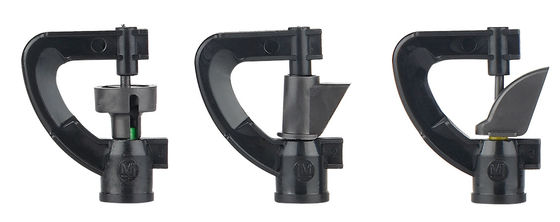 Rociador de ruedas tipo G de 360 grados para rendimiento de riego de 150-300KPA en granjas hortícolas