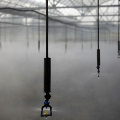 Boquilla atomizadora de refracción para riego de jardín con rociador de control de presión de agua