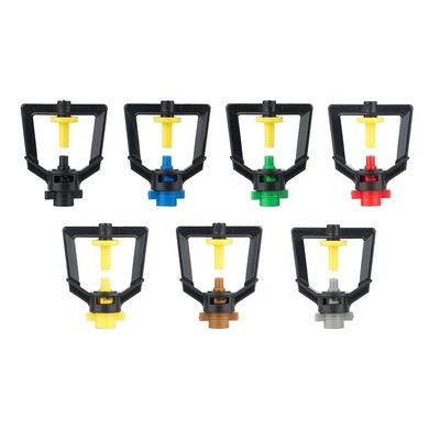 Sprinkler giratorio de atomización refractiva duradero para riego de granjas Garden 360