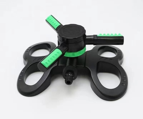 Rociador de jardín de rotación automática ajustable a 360 grados 3 brazos Riego Riego
