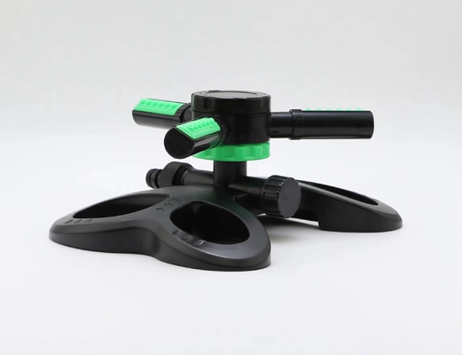 Rociador de jardín de rotación automática ajustable a 360 grados 3 brazos Riego Riego