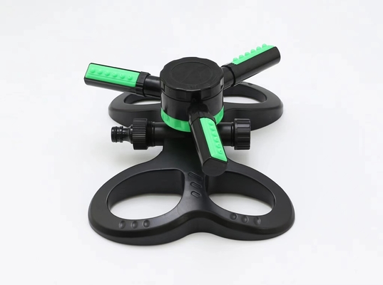 Rociador de jardín de rotación automática ajustable a 360 grados 3 brazos Riego Riego
