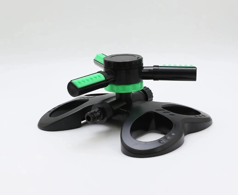 Rociador de jardín de rotación automática ajustable a 360 grados 3 brazos Riego Riego