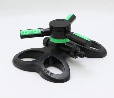 Rociador de jardín de rotación automática ajustable a 360 grados 3 brazos Riego Riego