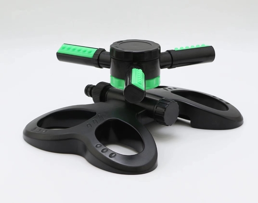 Rociador de jardín de rotación automática ajustable a 360 grados 3 brazos Riego Riego