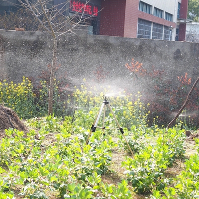 Microsprayante giratorio de riego por chorro para invernaderos portátil y duradero