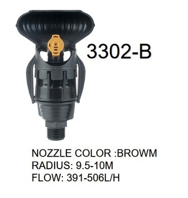 R10 Boquilla de salida múltiple giratoria de 180 grados para riego de jardín