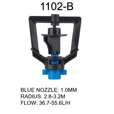 Rociador de agua de 360 grados para riego agrícola Fuerte y presión 150-300kpa