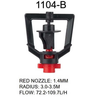 Rociador de agua de 360 grados para riego agrícola Fuerte y presión 150-300kpa