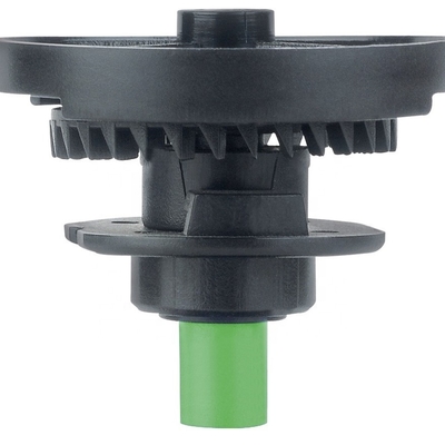 Rociador de rotación de doble boquilla para jardín hecho de plástico de ingeniería duradero