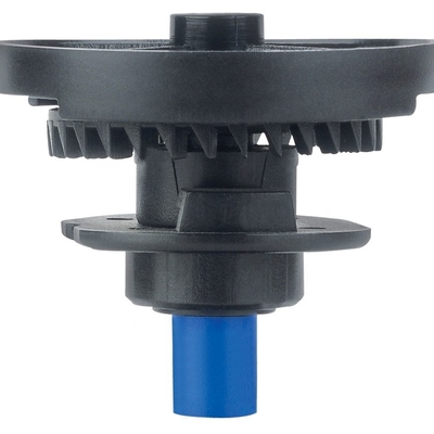 Rociador de rotación de doble boquilla para jardín hecho de plástico de ingeniería duradero