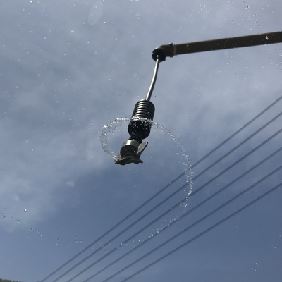 Control de la presión del agua Rincador de rotación sin marco para el riego con micro rincadores