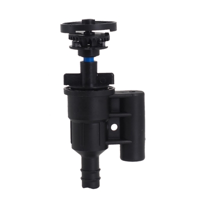 Rociador de rotación de doble boquilla para jardín hecho de plástico de ingeniería duradero