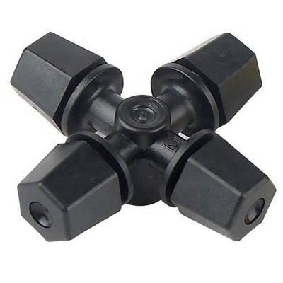 250-40KPA Sprinklers atomizados de cuatro salidas ideales para sistemas de riego agrícolas